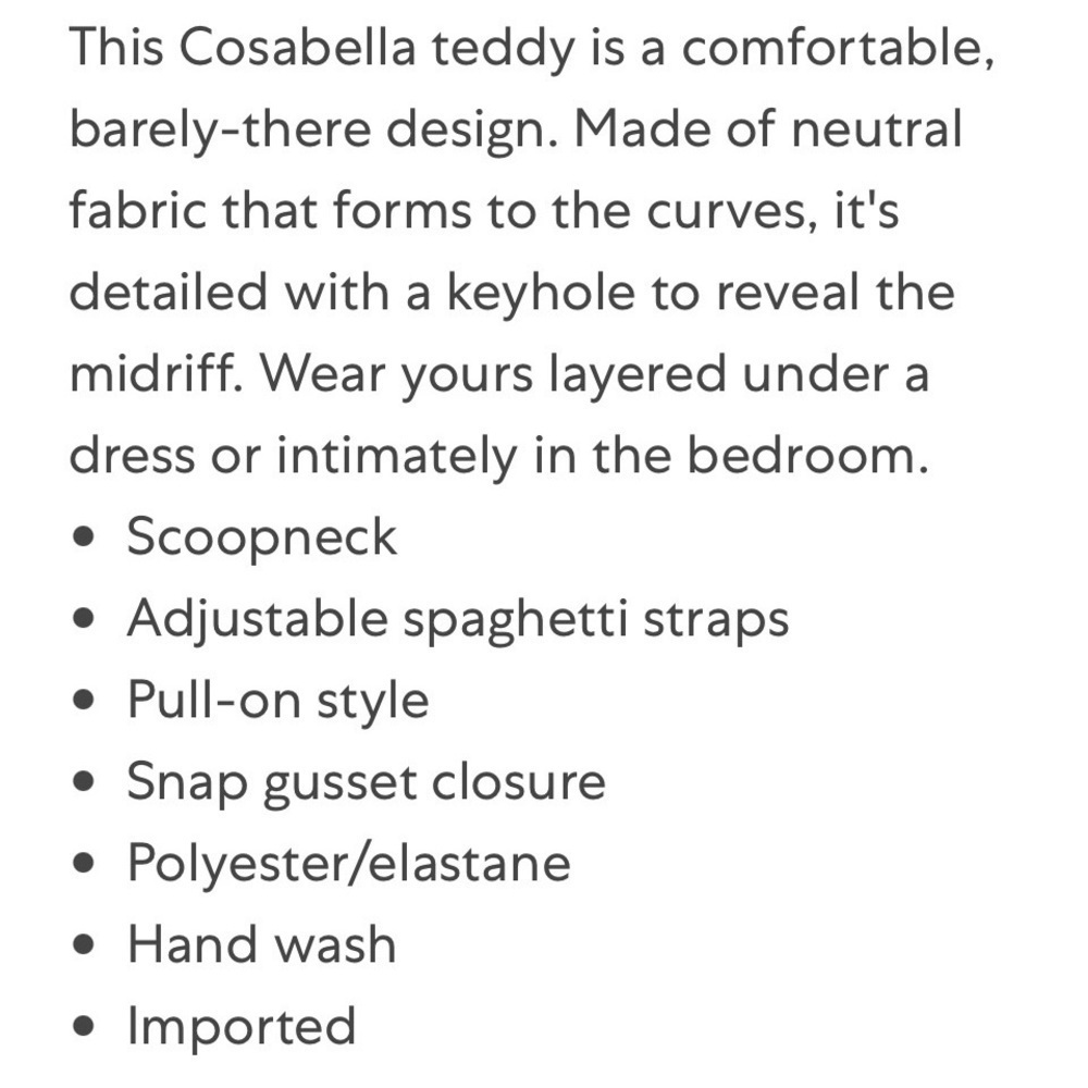Cosabella Teddy - Picture 5 of 6